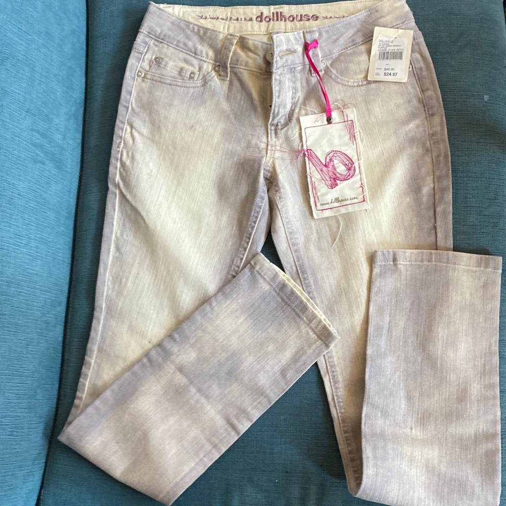 Dollhouse Size 3 Purple Skinny Jeans